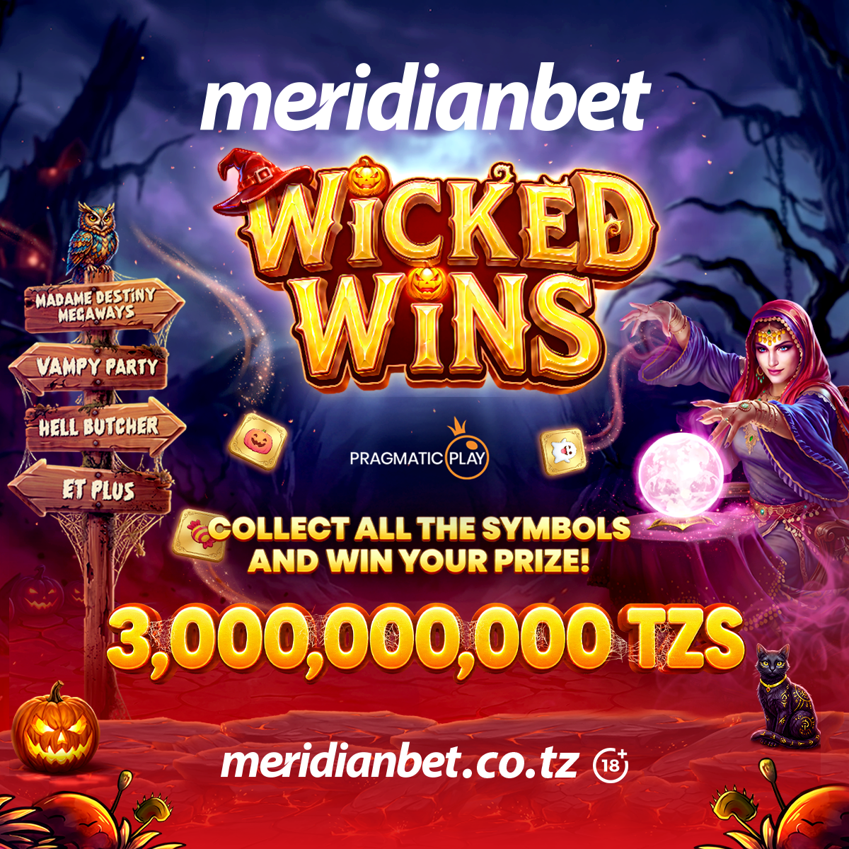 Wicked Wins Halloween Meridianbet